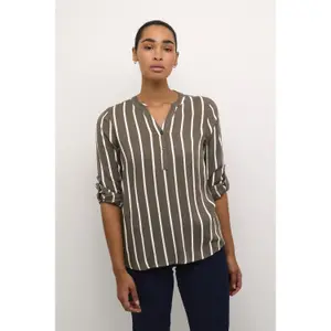 Blusa de manga comprida para mulher KAFFE Stridy image-3