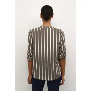 Blusa de manga comprida para mulher KAFFE Stridy image-4