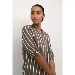 Blusa de manga comprida para mulher KAFFE Stridy image-5