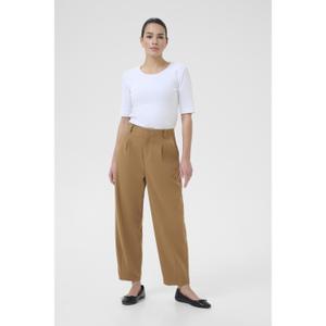 Womens cropped chino trousers KAFFE Merle image-2