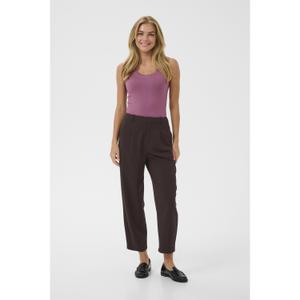 Womens cropped chino trousers KAFFE Merle image-2
