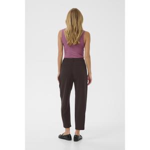 Womens cropped chino trousers KAFFE Merle image-3