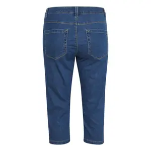 Röhrenjeans Damen KAFFE Vicky Capri image-1
