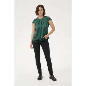 Women's short-sleeved blouse KAFFE Linda image-2