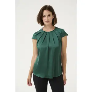 Women's short-sleeved blouse KAFFE Linda image-3