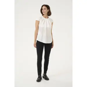 Women's short-sleeved blouse KAFFE Linda image-1