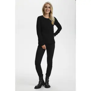 Damska koszulka z długim rękawem KAFFE Marin image-2