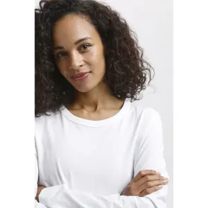 Damska koszulka z długim rękawem KAFFE Marin image-2