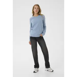 Damska koszulka z długim rękawem KAFFE Marin image-2