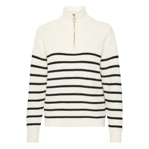 Women's zip-up sweater KAFFE Lioa image-0