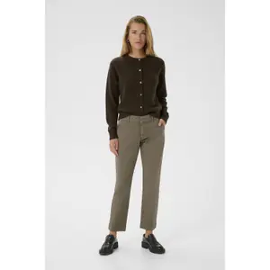 Damskie spodnie chino KAFFE Mette image-4