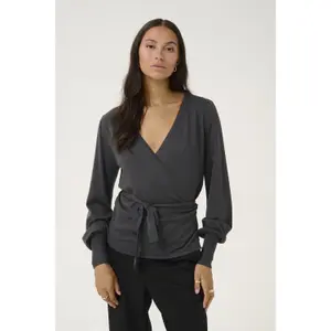 Dames cardigan met wikkelhouder KAFFE Anno Astrid image-2