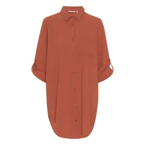 Vestido de camisa de mulher KAFFE Naya image-0