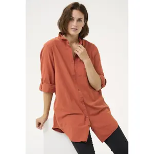 Vestido de camisa de mulher KAFFE Naya image-3