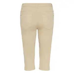 Damskie jeansy slim KAFFE Zelina Capri image-1