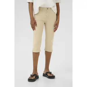Damskie jeansy slim KAFFE Zelina Capri image-5