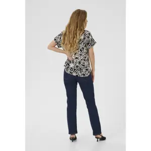 T-shirt de mulher KAFFE Ano image-4