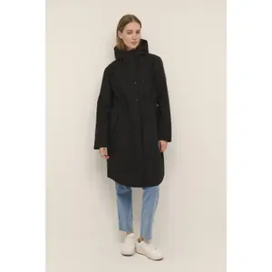 Casaco comprido para mulher KAFFE Sina image-1