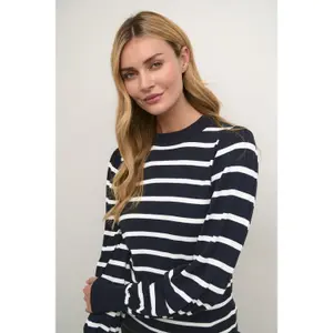 Women's striped sweater KAFFE Lizzy image-5