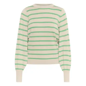 Camisola às riscas para mulher KAFFE Lizzy image-0