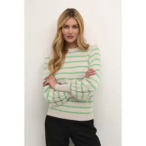 Camisola às riscas para mulher KAFFE Lizzy image-1