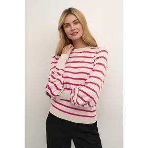 Women's striped sweater KAFFE Lizzy image-1