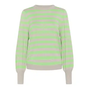 Camisola às riscas para mulher KAFFE Lizzy image-0