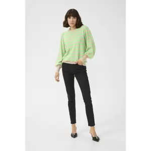 Camisola às riscas para mulher KAFFE Lizzy image-1