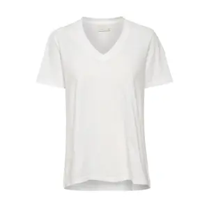 Camiseta de mujer con cuello de pico KAFFE Marin image-0