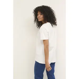 Camiseta de mujer con cuello de pico KAFFE Marin image-4