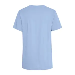 T-shirt col V femme KAFFE Marin image-1