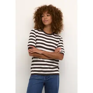 Pullover mit kurzen Ärmeln, Frau KAFFE Milo image-1
