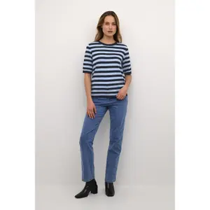 Pullover mit kurzen Ärmeln, Frau KAFFE Milo image-3