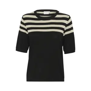 Pullover mit kurzen Ärmeln, Frau KAFFE Milo image-0