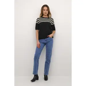 Pullover mit kurzen Ärmeln, Frau KAFFE Milo image-1
