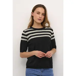 Pullover mit kurzen Ärmeln, Frau KAFFE Milo image-2