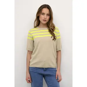 Pullover mit kurzen Ärmeln, Frau KAFFE Milo image-2