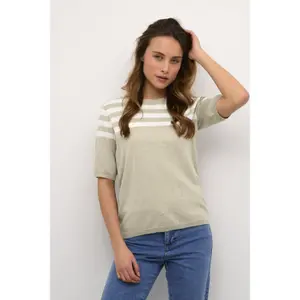 Pullover mit kurzen Ärmeln, Frau KAFFE Milo image-1
