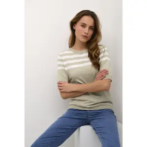 Pullover mit kurzen Ärmeln, Frau KAFFE Milo image-2