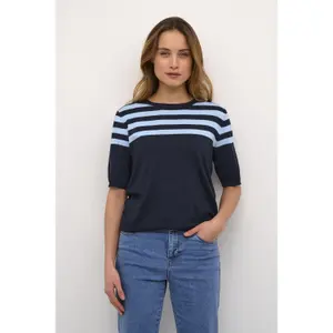 Pullover mit kurzen Ärmeln, Frau KAFFE Milo image-2