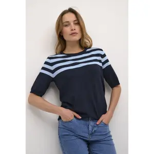 Pullover mit kurzen Ärmeln, Frau KAFFE Milo image-3