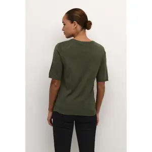 Pullover mit kurzen Ärmeln, Frau KAFFE Lizza image-5