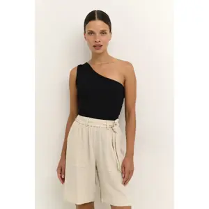 T-shirt de uma só alça para mulher KAFFE Pia image-3