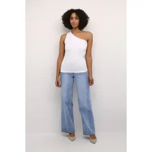 Top assimétrico para mulher KAFFE Pia image-1