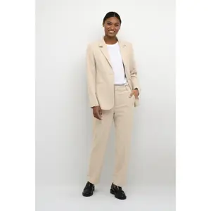 Women's zip-up pants KAFFE Sakura HW image-1