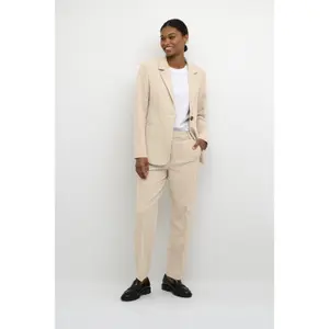 Women's zip-up pants KAFFE Sakura HW image-2