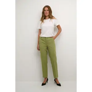 Pantaloni con zip da donna KAFFE Sakura HW image-2