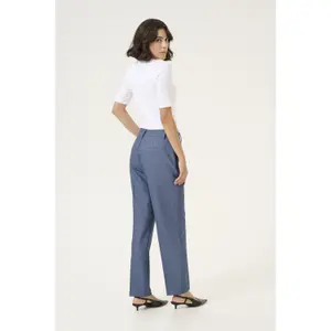 Women's zip-up suit trousers KAFFE Sakura image-3