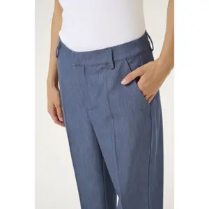 Women's zip-up suit trousers KAFFE Sakura image-5