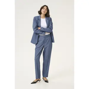 Women's zip-up suit trousers KAFFE Sakura image-1